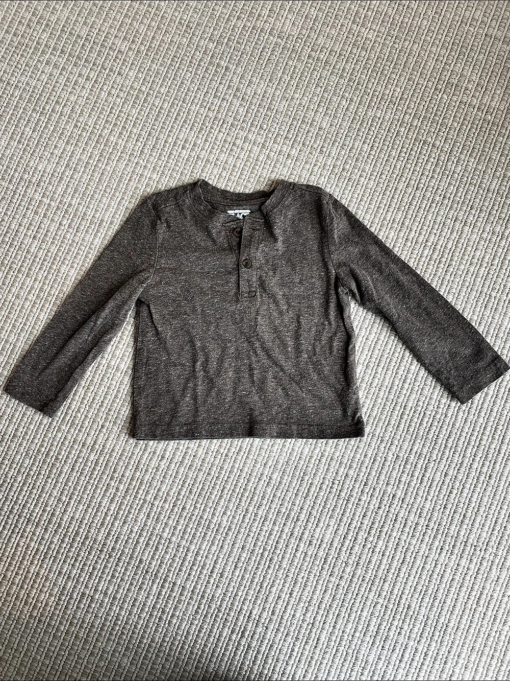 The Children's Place Baby and Toddler Boys Long Sleeve Thermal Henley Top Baby